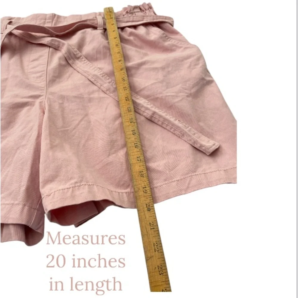 3X George 100% Cotton Paperbag Shorts - Picture 15 of 16